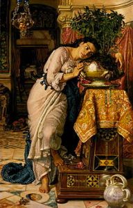 Just one depiction of Isabella, by Holman-Hunt